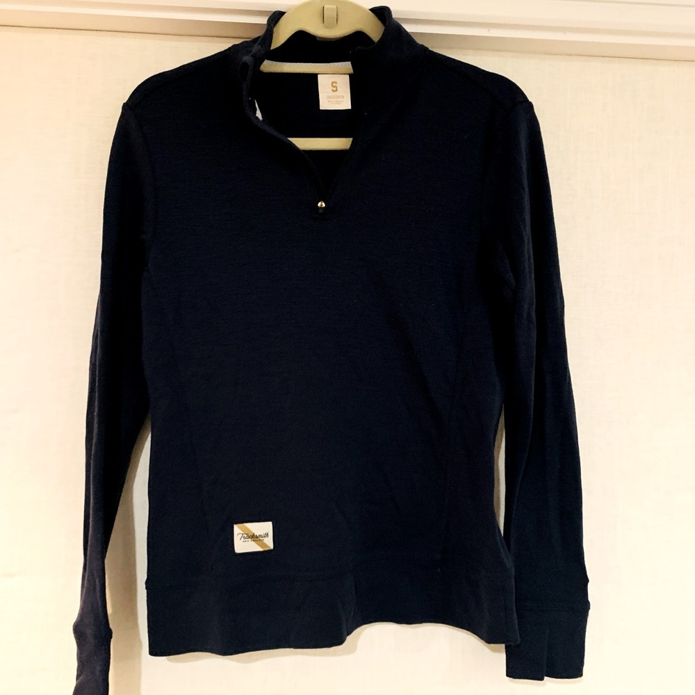 Tracksmith Nor’easter merino half zip